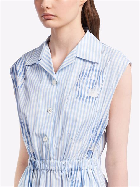 prada striped shirt|prada skims dress.